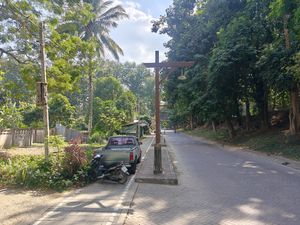 Cool street at Lan Gae in Chiang Saen