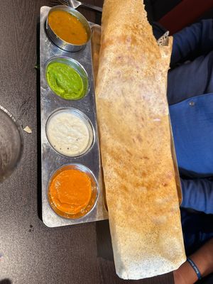 Onion Dosa  at Dosa Kingdom in Hove