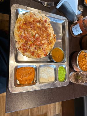 Vegetable Oothappam  at Dosa Kingdom in Hove