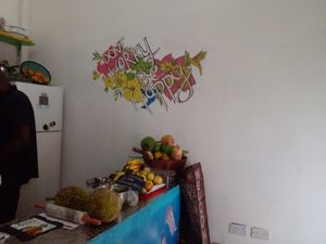 Inside at Love Thyself Vegan Kitchen in St Georges