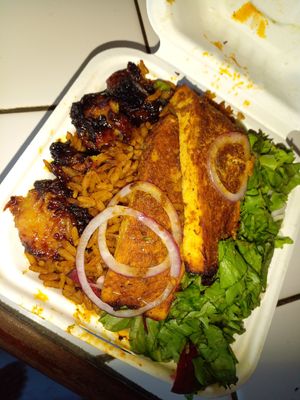 The lunch I had was so good, I did a takeaway as well. at Love Thyself Vegan Kitchen in St Georges