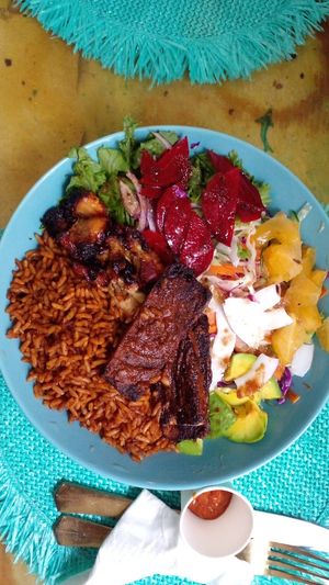 This was a small ($20EC) at Love Thyself Vegan Kitchen in St Georges