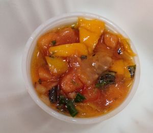 Salsa at Love Thyself Vegan Kitchen in St Georges