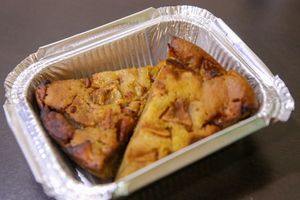 apple pie at Love Thyself Vegan Kitchen in St Georges