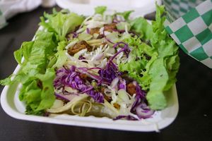 tacos at Love Thyself Vegan Kitchen in St Georges