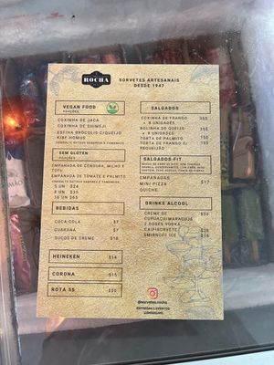   at Rocha Sorvetes in Sao Sebastiao