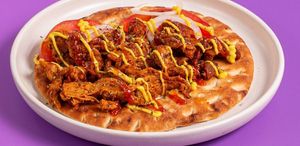 Soy gyros at Falaifel in Thessaloniki