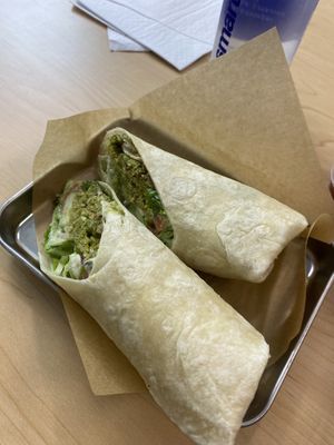 Falafel wrap  at Gray Leaf Cafe in Freehold