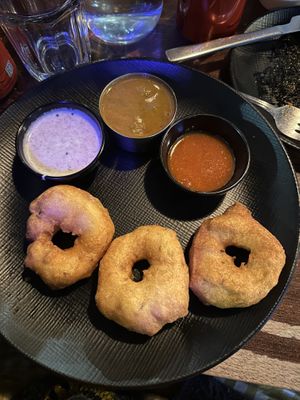 Medhu vada  at Idly Sambar in Auckland