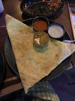 Masala dosa  at Idly Sambar in Auckland