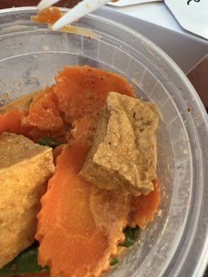 Tofu in curry  at Sawatdee Thai in Plattsburgh