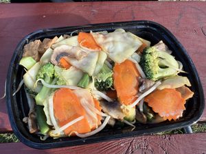 Veggie stir fry w tofu   at Sawatdee Thai in Plattsburgh