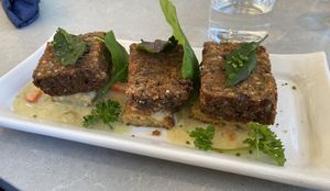 Biscuits & gravy (brunch menu)  at The Plot in Costa Mesa