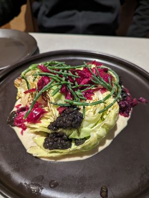 Roasted cabbage at The Plot in Costa Mesa