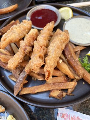 Carrot and chips  at The Plot in Costa Mesa