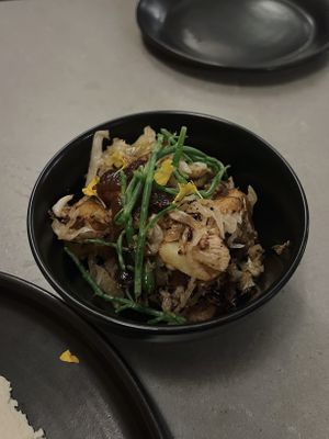 Potato and kraut  at The Plot in Costa Mesa