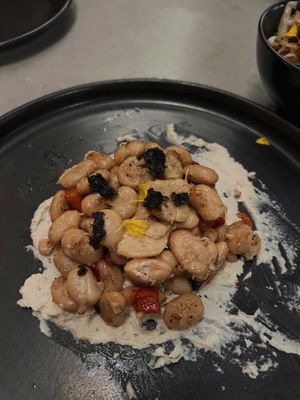 Butter beans  at The Plot in Costa Mesa