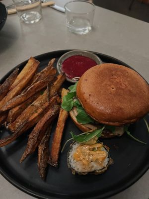 Burger a la plot  at The Plot in Costa Mesa