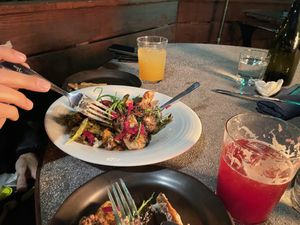 I think this was Kombu Cauliflower. It was great whatever it was    at The Plot in Costa Mesa