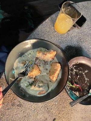 Biscuits and gravy    at The Plot in Costa Mesa