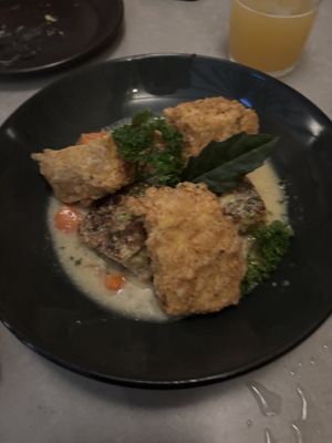 Biscuit and gravy   at The Plot in Costa Mesa