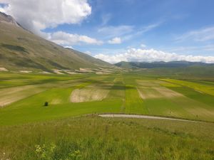 The beatiful view from the restorant at Lu Soccio in Perugia