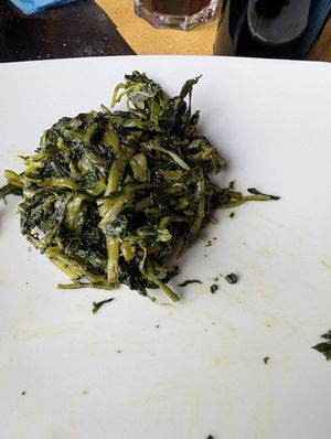 Chicory at Lu Soccio in Perugia