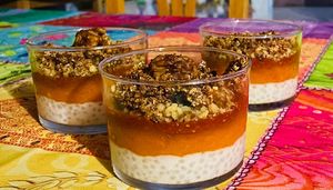 A favorite dessert  at Veggie Forces in Alicante