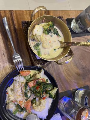 Grünes Curry   at Anoma's Restaurant in Hua Hin