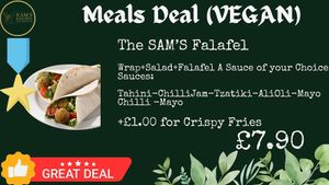 Probably The Best Falafel ! at SAM'S KITCHEN in 