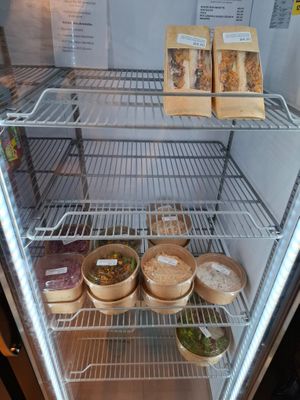 Fridge in shop at SAM'S KITCHEN in 