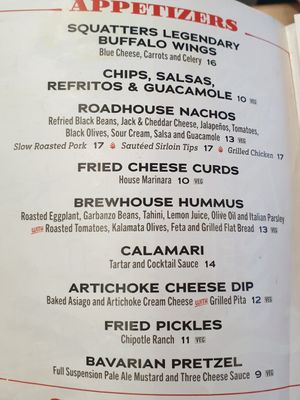 menu Dec 2022 at SLC - Salt Lake Brewing Co - TA in Salt Lake City