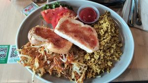 Vegan breakfast at SLC - Salt Lake Brewing Co - TA in Salt Lake City