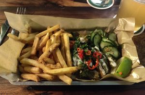 NoChicken Green Papi Pretty Platter at Pretty Boy Wingery Kamppi in Helsinki