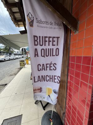 Sign  at Sabores de Ilheus in Ilheus