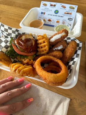 Sampler  at Planet Vegan in Fresno