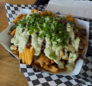 Galaxy fries  at Planet Vegan in Fresno