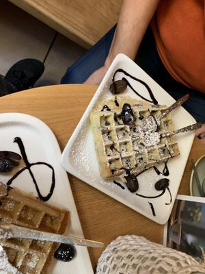 Blueberry-Waffel  at Kugelpudel in Bochum