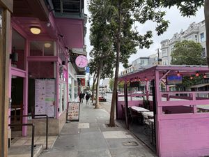 Exteriorr  at Sisters Coffee Shop - Castro St in San Francisco