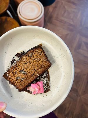 Sticky toffee banana breadd  at Fable in Lisbon