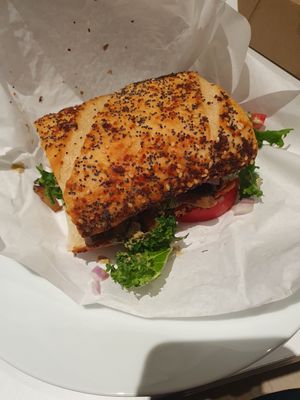 Mushroom Philly at Aspired Vegan in Elmwood Place