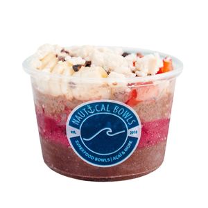 Sail Bowl - Acai, Pitaya, PB cacao chia pudding, Banana, Strawberries Coconut Butter Crumbles, Cacao Nibs at Nautical Bowls - W 135th in Overland Park