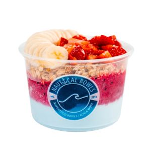 Sunrise Bowl - Blue Majik, Pitaya, Granola, Banana, Strawberries, Honey at Nautical Bowls - W 135th in Overland Park