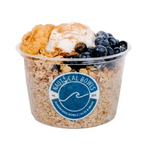 Oatmeal Bowl - Steel Cut Oatmeal, Granola, Coconut, PB, Blue Berries, Cinnamon at Nautical Bowls - W 135th in Overland Park