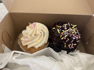 Vegan deliciousness!! at The Flying Cupcake in Indianapolis