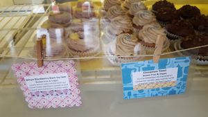 Whoa blackberry bam ba lam and cinnamon toast at The Flying Cupcake in Indianapolis