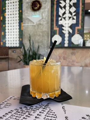 Lavender cocktail  at Mamacitas in Asheville