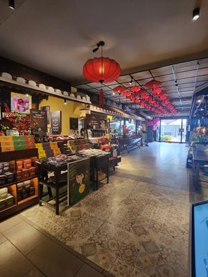Interior at Vy's Market Restaurant in Hoi An