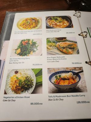 Menu Jan 2024 at Vy's Market Restaurant in Hoi An