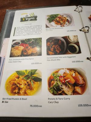 Menu Jan 2024 at Vy's Market Restaurant in Hoi An